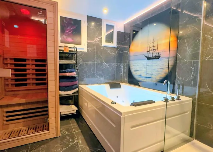 Apartment Droom-sauna Balneo & Cinema A Jusqu'a 4 Invites